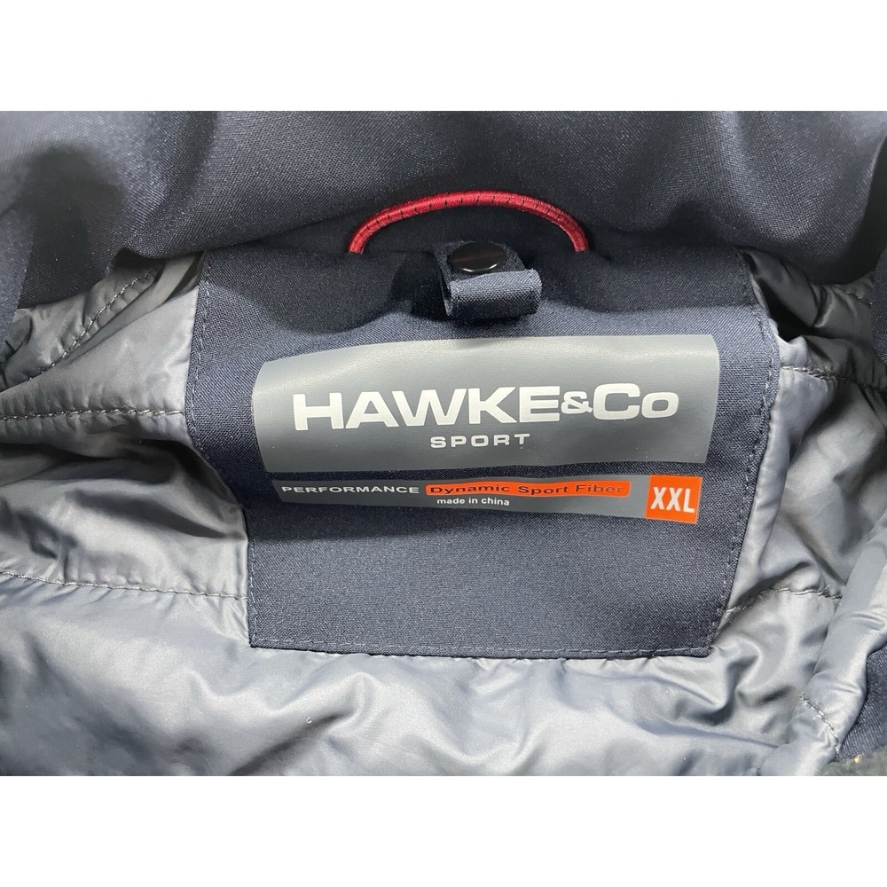 Hawke & Co Sport Mens XXL Blue Performance Softshell Jacket HK Heat Insulated - Picture 3 of 13